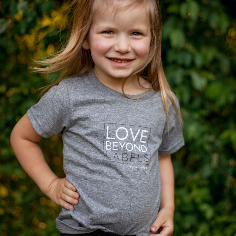 Love Beyond Labels – Child Tee - Go Shout Love